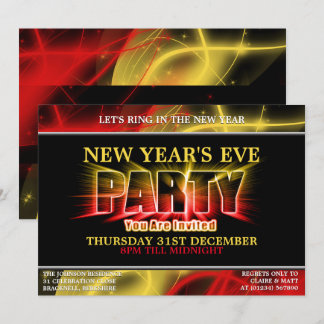 Inbjudningar till Light Burst Nyårsafton Party