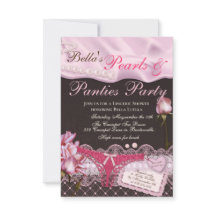 Inbjudningar till Lingerie Shower