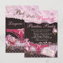 Inbjudningar till Lingerie Shower