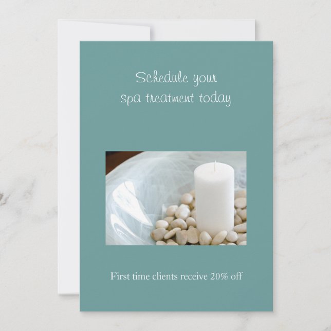 Inbjudningar till ljus med floden Sten (Framsida)