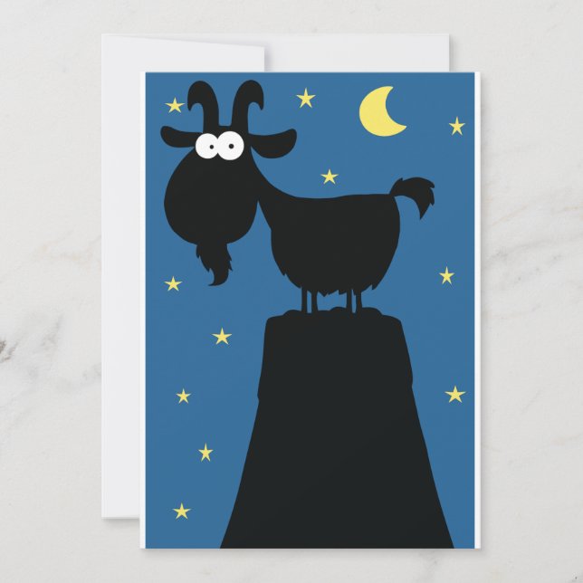 Inbjudningar till Longhorn Goat (Framsida)