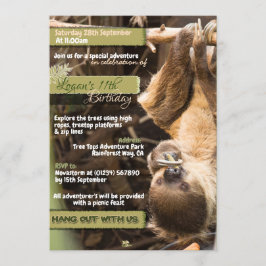 Inbjudningar till Lövträdsäventyr med Sengar