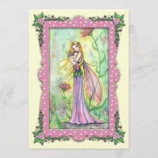 Inbjudningar till mor och Baby-mjölkbabyskor