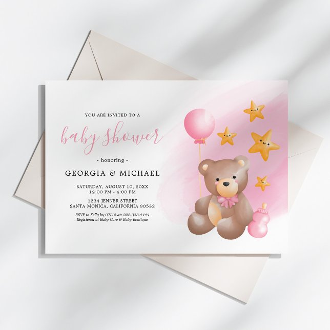 Inbjudningar till nallens babyvisningsprogram (Skapare uppladdad)