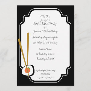 Inbjudningar till odlad sushi Organic Planet