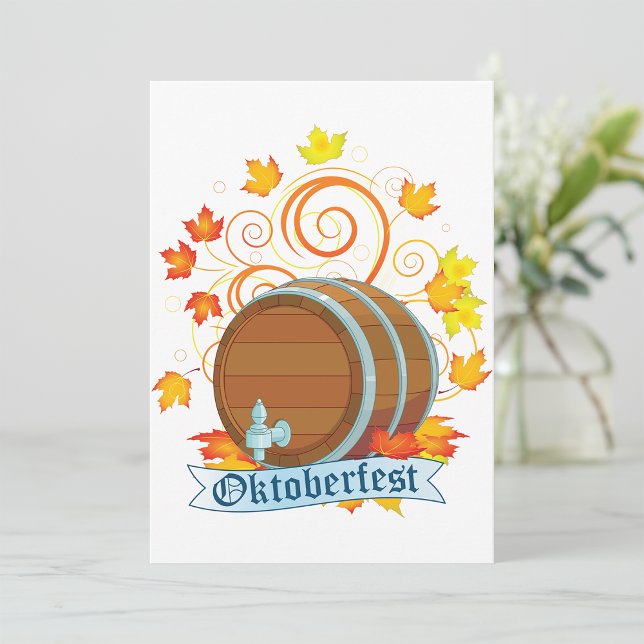 Inbjudningar till oktoberfest Barrel (Skapare uppladdad)