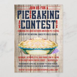 Inbjudningar till Paj Baking Tävling