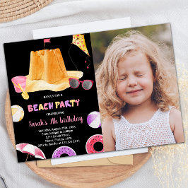 Inbjudningar till Photo Black Beach Birthday