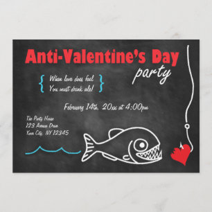 Inbjudningar till Piranha Anti-Valentines day