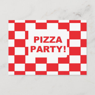 Inbjudningar till Pizza Party