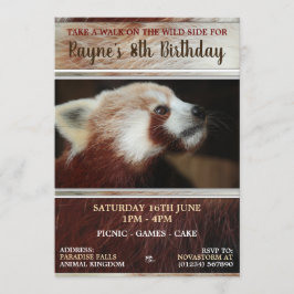 Inbjudningar till Red Panda Party