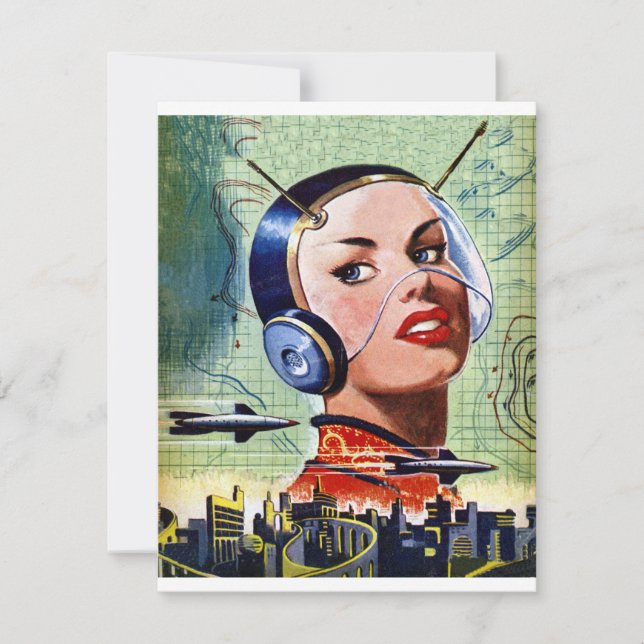 Inbjudningar till Retro Science fiction (Framsida)