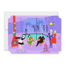 Inbjudningar till Retro Tropical jul-Helgdag i Par