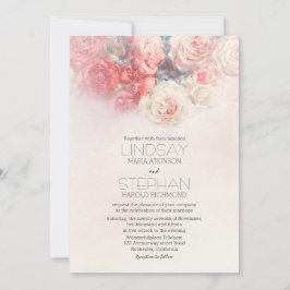 inbjudningar till rosa av bröllopsinbjudningar fö