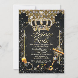 Inbjudningar till Royal Prince Pojke Shower
