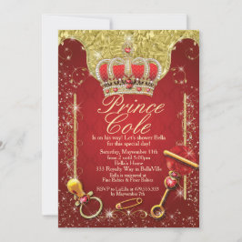 Inbjudningar till Royal Prince Pojke Shower