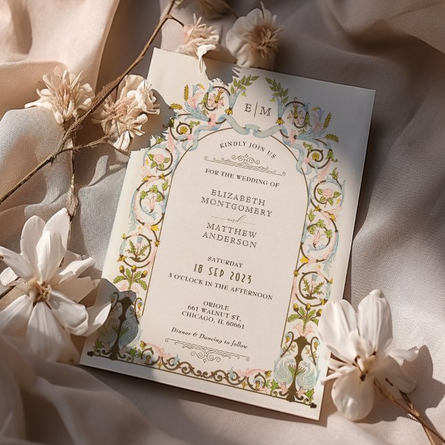 Inbjudningar till Royalet Victorian Elegance Weddi (Skapare uppladdad)