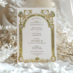 Inbjudningar till Royalet Victorian Elegance Weddi