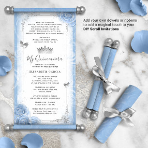 Inbjudningar till Rullan Light Blue Silver Quince 