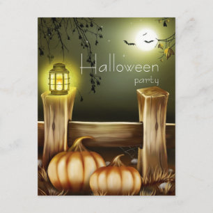 Inbjudningar till Simple Harvest Måne Halloween fe