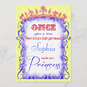 Inbjudningar till Snö White Princess Party