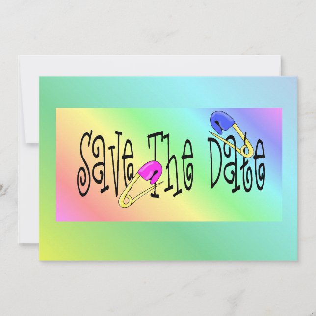 Inbjudningar till Stift för babyskor (Framsida)