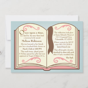 Inbjudningar till Storybook Baby Shower
