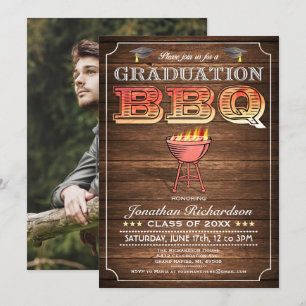 Inbjudningar till Studenten BBQ (Grill & Wood)