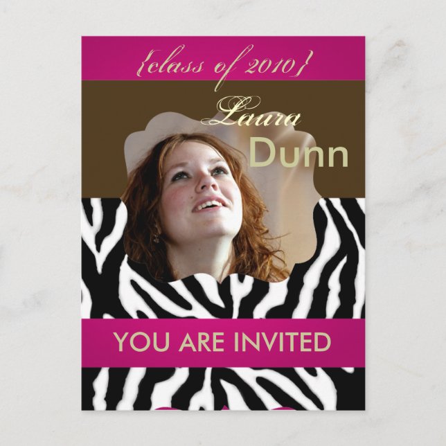 Inbjudningar till studenten-partiet, vykort för fo (Framsida)