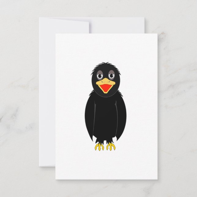 Inbjudningar till svart Kråka (Framsida)