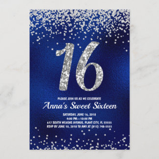 Inbjudningar till Sweet sixteen Gnistra