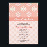 Inbjudningar till Sweet sixteen om Rosa snöflingor<br><div class="desc">Söt sweet sixteen med vit snöflingor på en peachy rosa polerar en punktbakgrund. Dessa söta 16 inbjudningskort är perfekt för ett underlandstema på vintern sweet sixteen firande. Anpassa dessa inbjudningar med födelsedagsflickans namn och party. Bild © Krissy H. Studios,  LLC.Alla rättigheter förbehållna.</div>