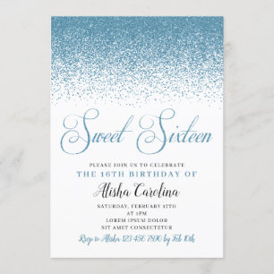 Inbjudningar till Sweet sixteen på födelsedagen, B