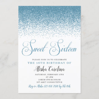 Inbjudningar till Sweet sixteen på födelsedagen, B