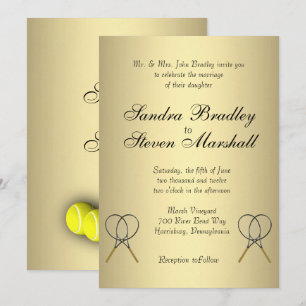 Inbjudningar till tennis Wedding