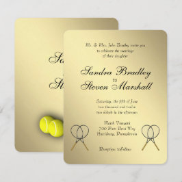 Inbjudningar till tennis Wedding