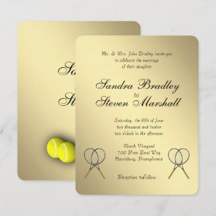 Inbjudningar till tennis Wedding