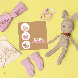 Inbjudningar till toppen Cute Baby Shower