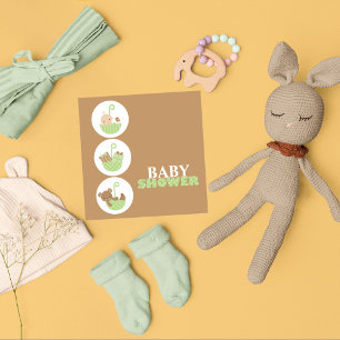 Inbjudningar till toppen Cute Baby Shower