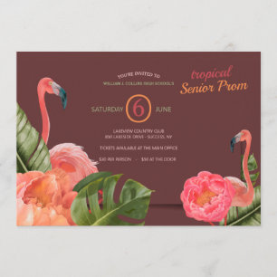 Inbjudningar till Tropical Flamingos Prom