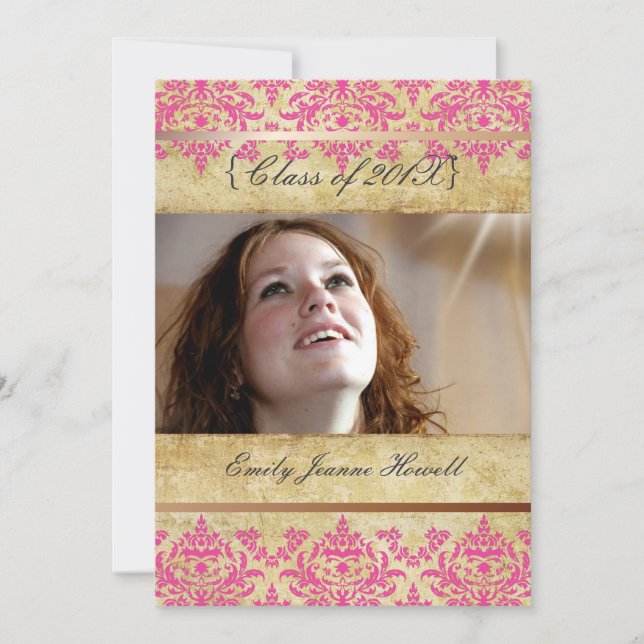 Inbjudningar till Vintage/Studenten-part (Framsida)