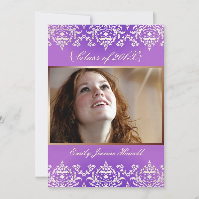 Inbjudningar till Vintage/Studenten-part (Framsida)