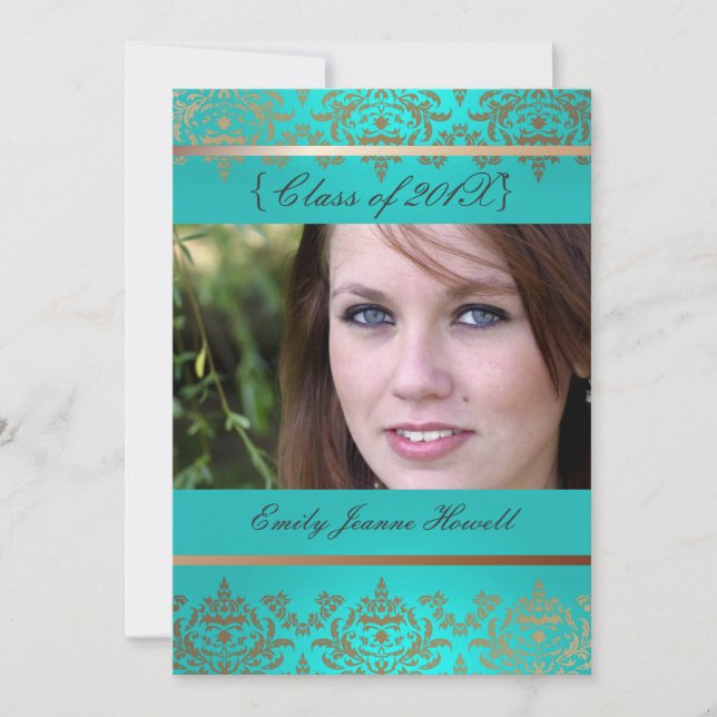 Inbjudningar till Vintage/Studenten-part (Framsida)