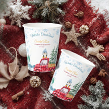 Inbjudningar till vinterlandskapet 1:a födelsedag