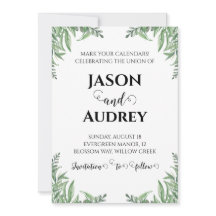 Inbjudningar till vintertid helgdag bröllop spara 