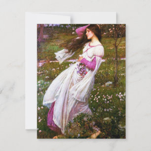Inbjudningar till Waterhouse-blommor