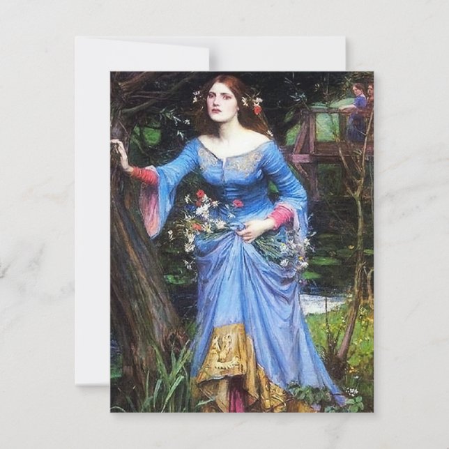Inbjudningar till Waterhouse Ophelia (Framsida)