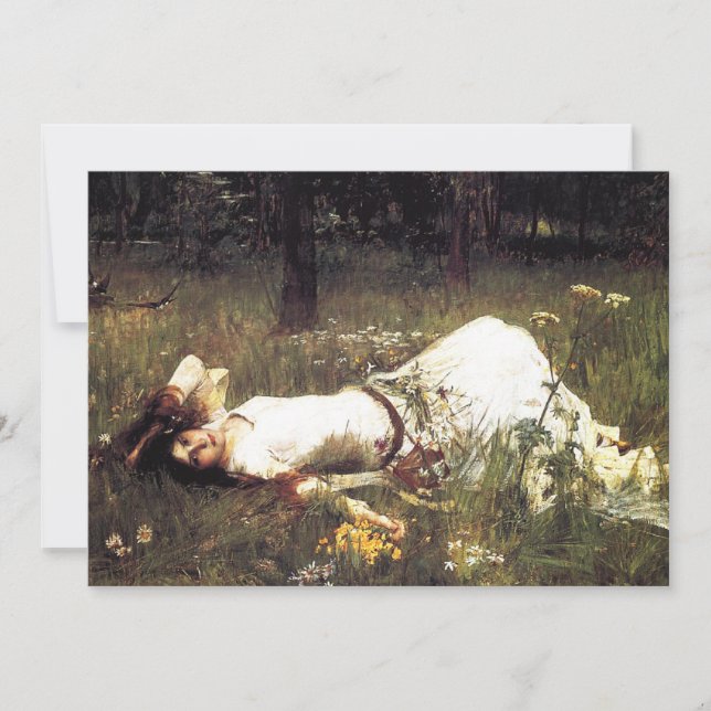 Inbjudningar till Waterhouse Ophelia (Framsida)