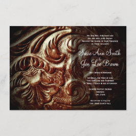 Inbjudningar till Westernare sadelläder i Land