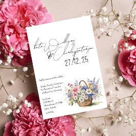 Inbjudningar till Wildblommor Vår Summer Fall Wedd
